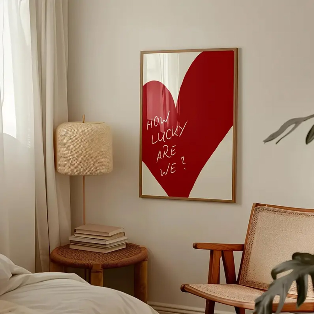 1 Piece Frameless Red Love Hea – Home Decor How To Bewertung und Preis