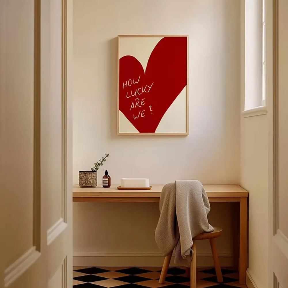 1 Piece Frameless Red Love Hea – Home Decor How To Bewertung und Preis