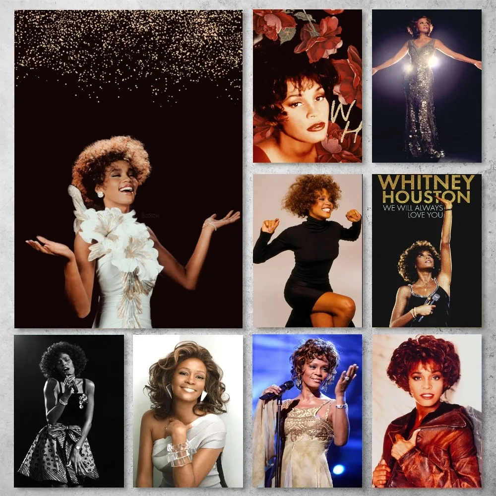 Whitney Houston Singer Poster  – Home Decor Houston Bewertung und Preis