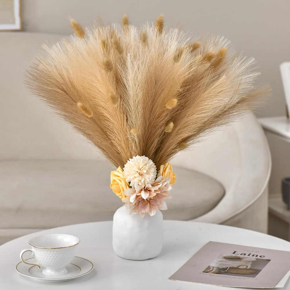 15Pcs Pampas Grass Realistic A – Pampas Grass Decor Bewertung und Preis