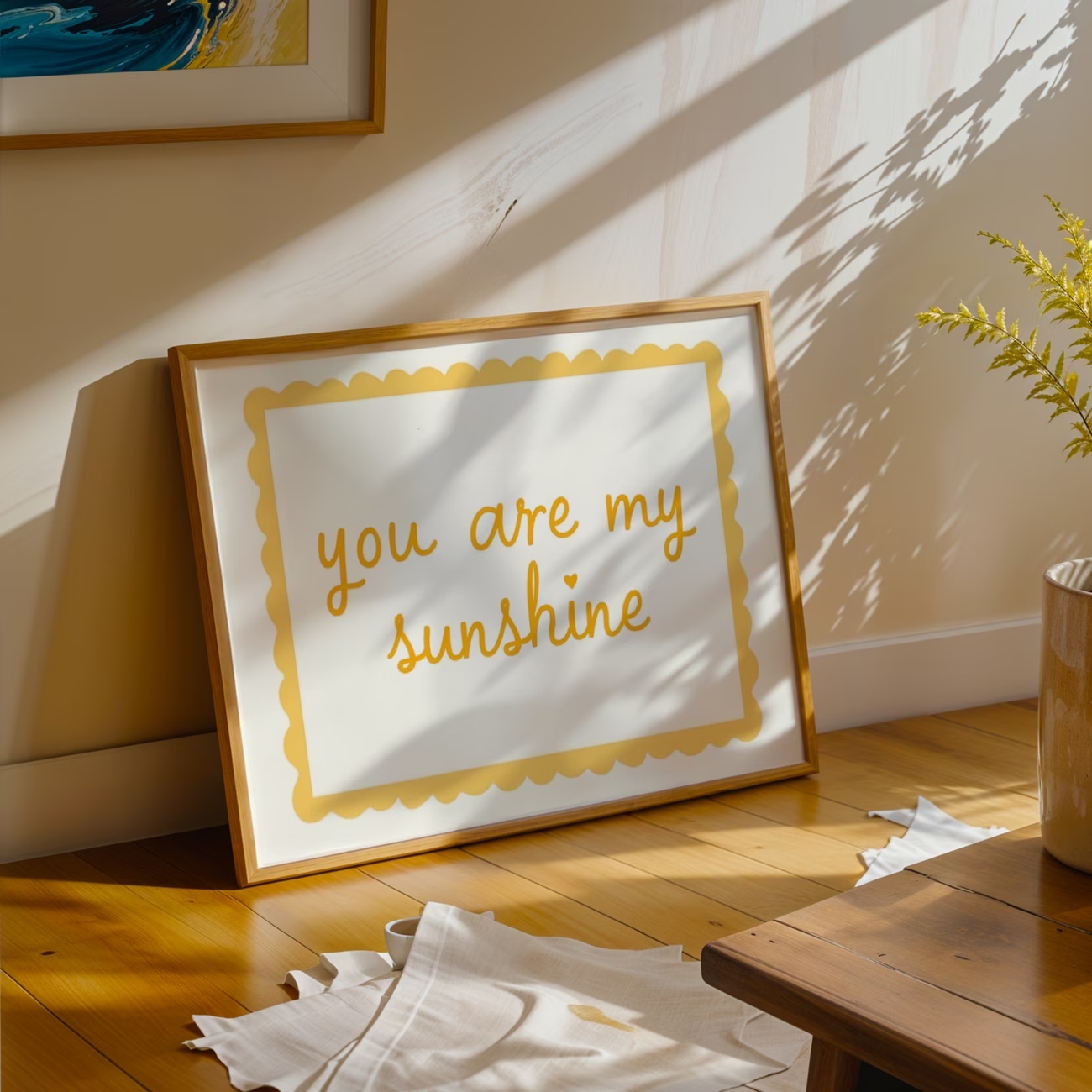 Modern You Are My Sunshine Quo – Home Decor Yellow Bewertung und Preis