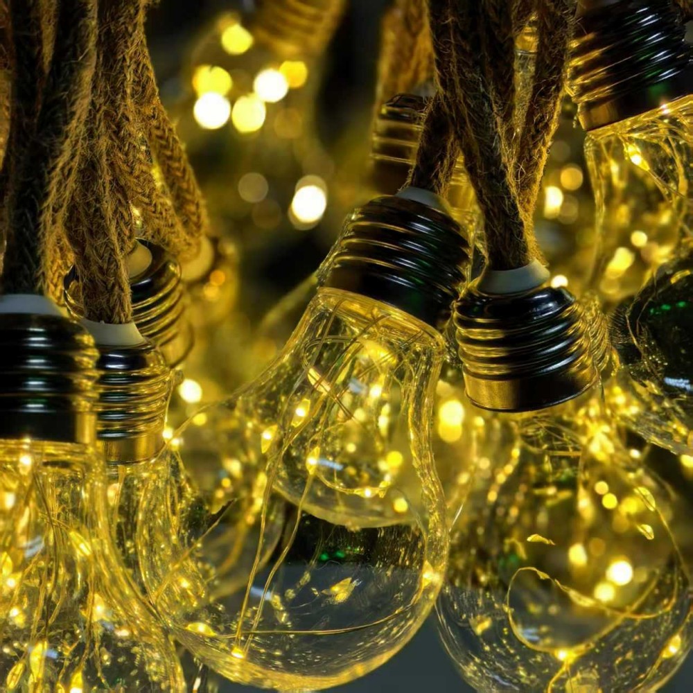 5M10LED Vintage Hemp Rope Edis – Rope Light Decoration Bewertung und Preis