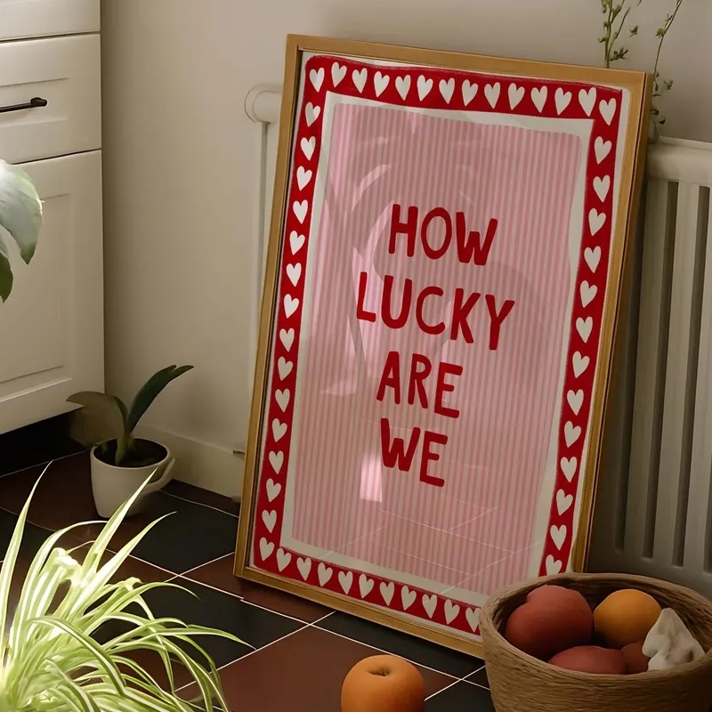How Lucky Wall Art Canvas Prin – Home Decor How To Bewertung und Preis