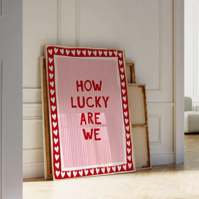 How Lucky Wall Art Canvas Prin – Home Decor How To Bewertung und Preis