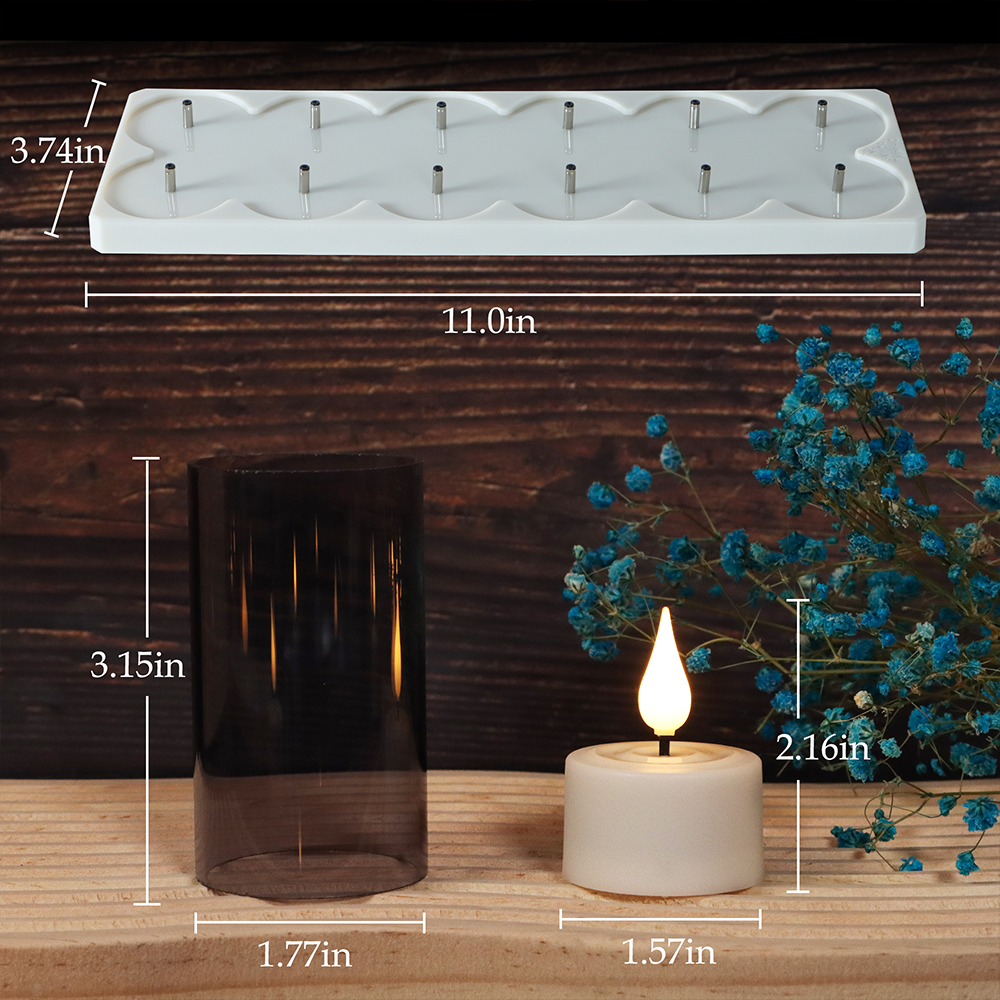 LED Candle Light Rechargeable  – Home Decor Yellow Bewertung und Preis