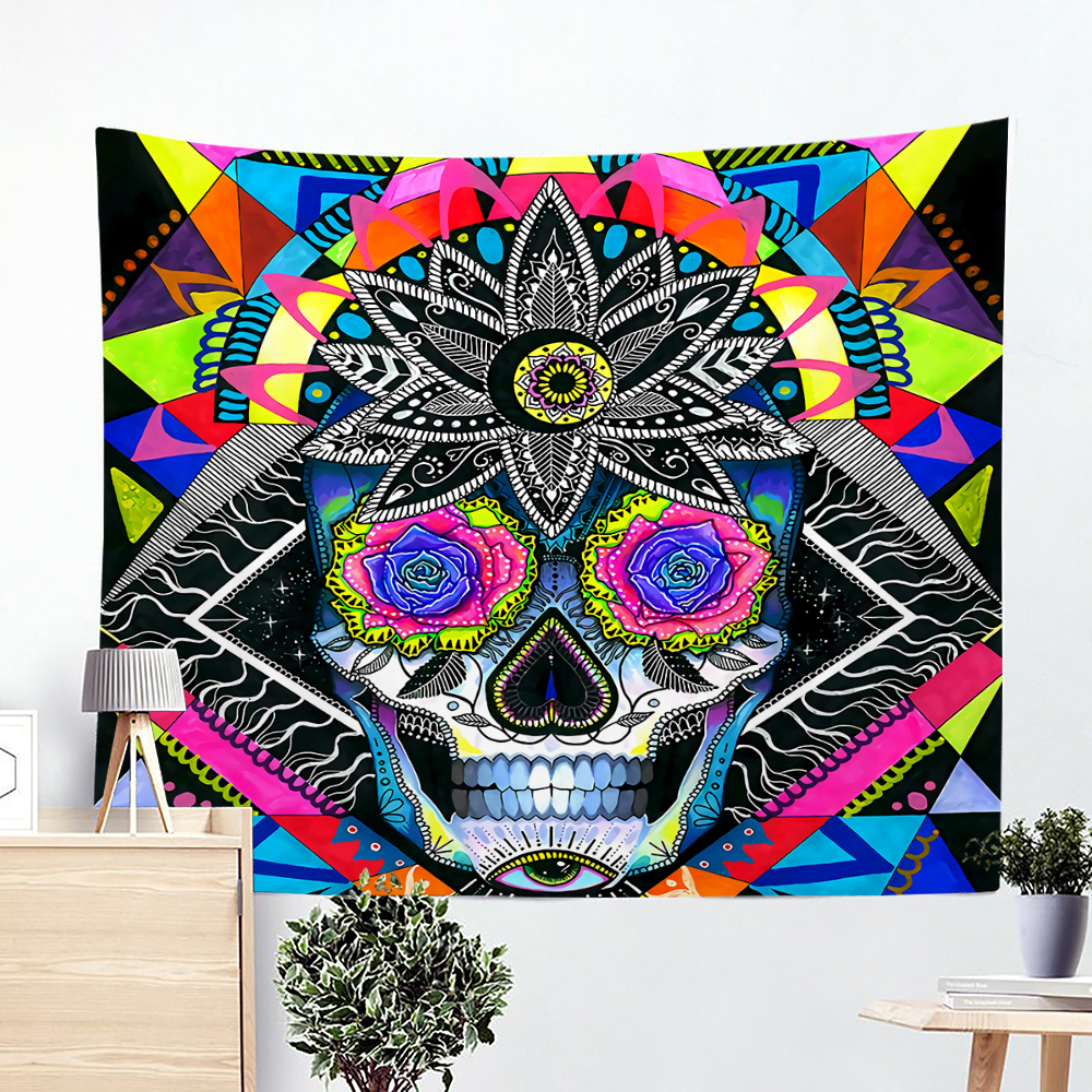 Tapestry Psychedelic Pattern Y – Home Decor Hippie Bewertung und Preis