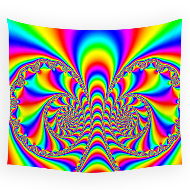 Tapestry Psychedelic Pattern Y – Home Decor Hippie Bewertung und Preis