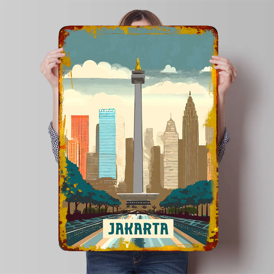 Jakarta Indonesia Landmark Sky – Home Decor Jakarta Bewertung und Preis