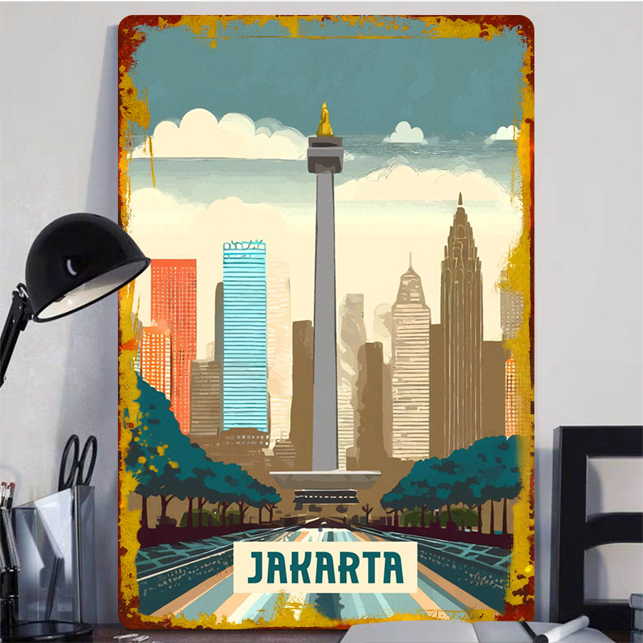 Jakarta Indonesia Landmark Sky – Home Decor Jakarta Bewertung und Preis