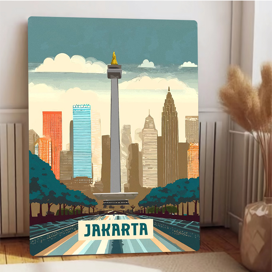 Jakarta Indonesia Landmark Sky – Home Decor Jakarta Bewertung und Preis