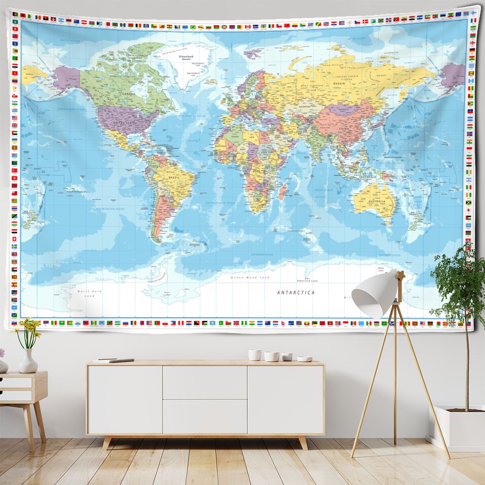Russian Map Tapestry Wall Hang – Home Decor Hippie Bewertung und Preis