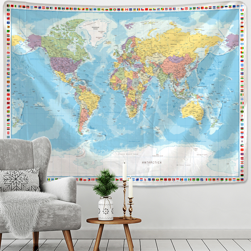 Russian Map Tapestry Wall Hang – Home Decor Hippie Bewertung und Preis
