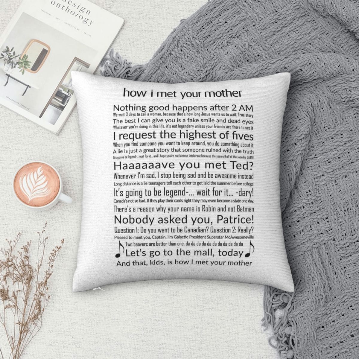 How I Met Your Mother Best Quo – Home Decor How To Bewertung und Preis