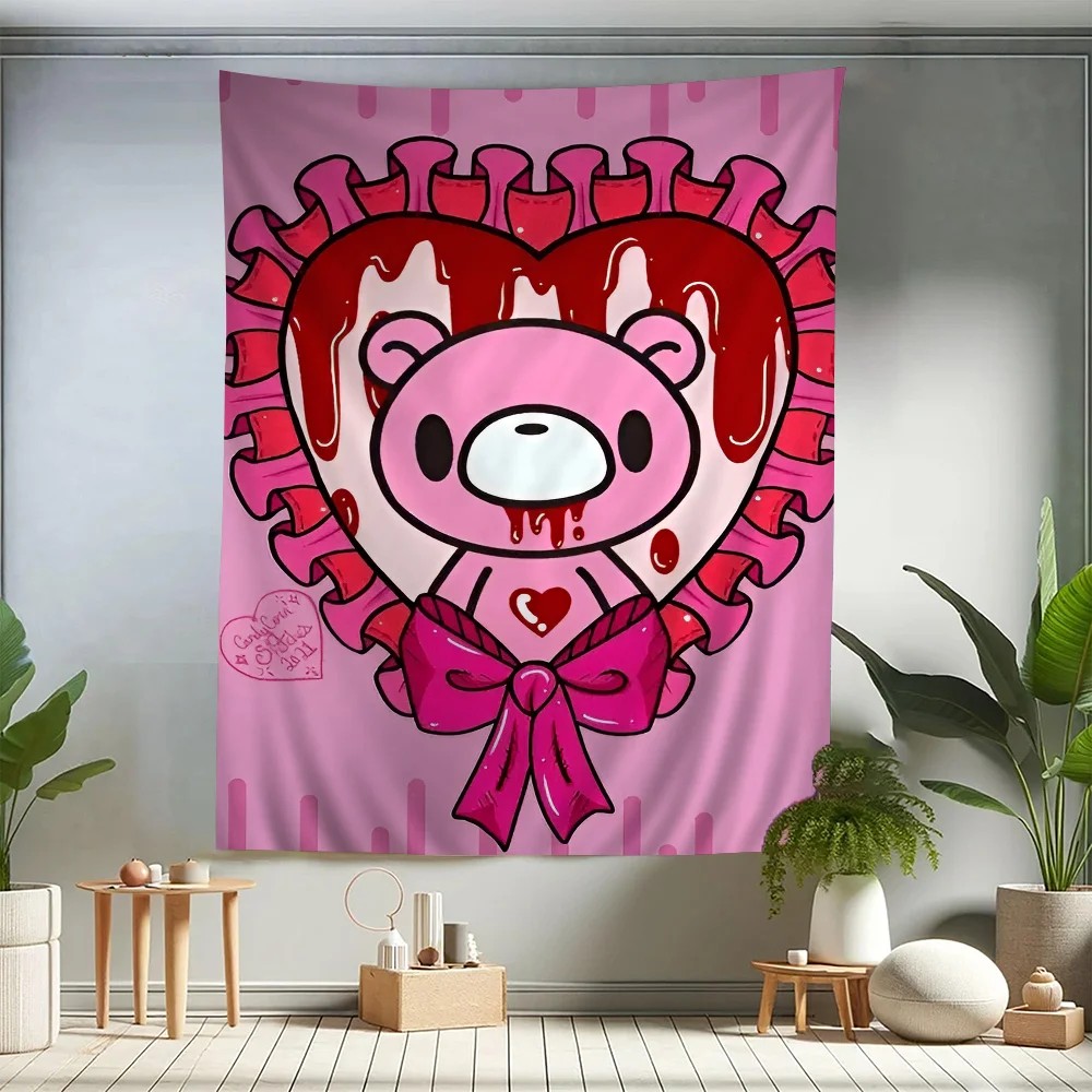VIKAMA Gloomy Bear Cartoon Tap – Home Decor Hippie Bewertung und Preis