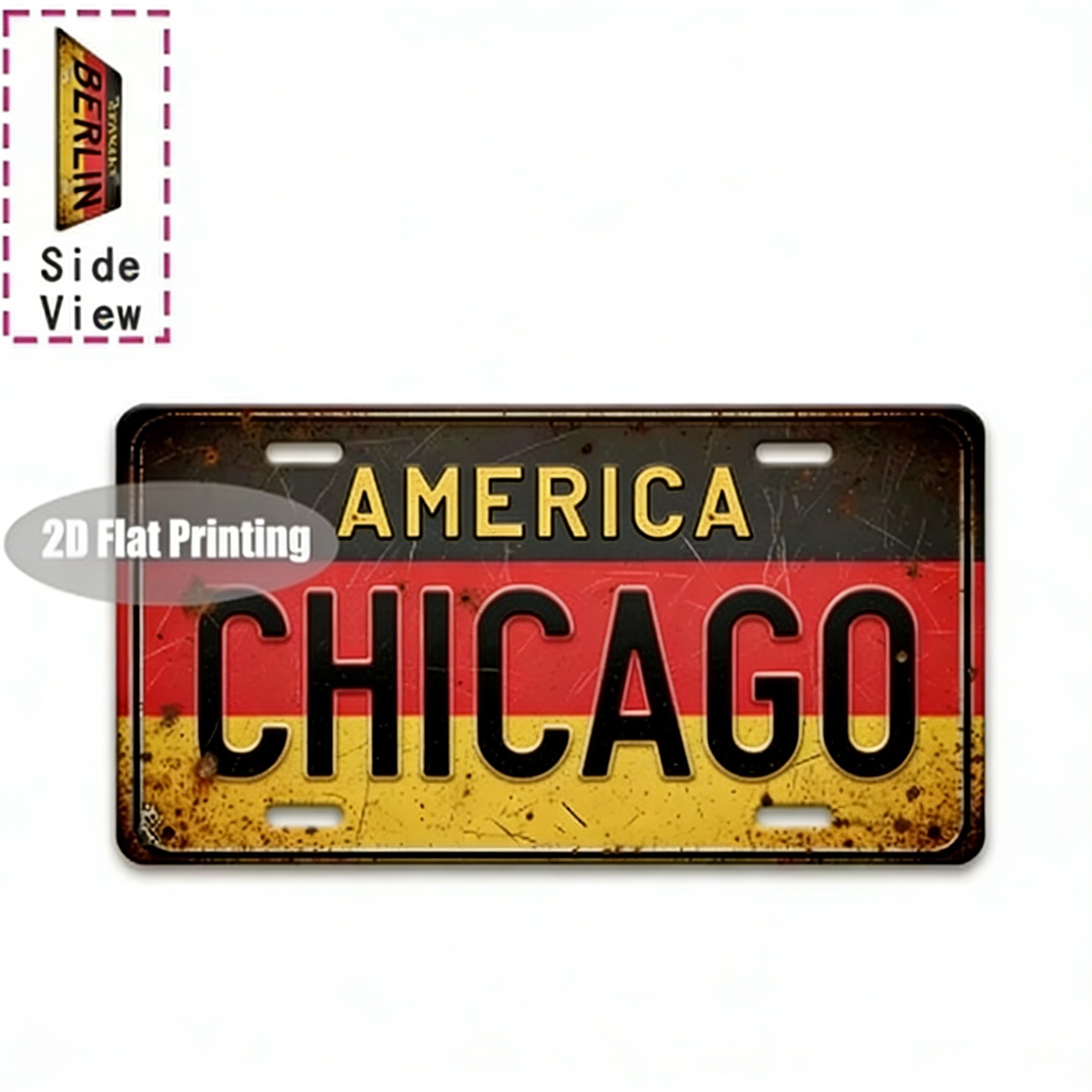 HD Metal Tin Sign America Hous – Home Decor Houston Bewertung und Preis