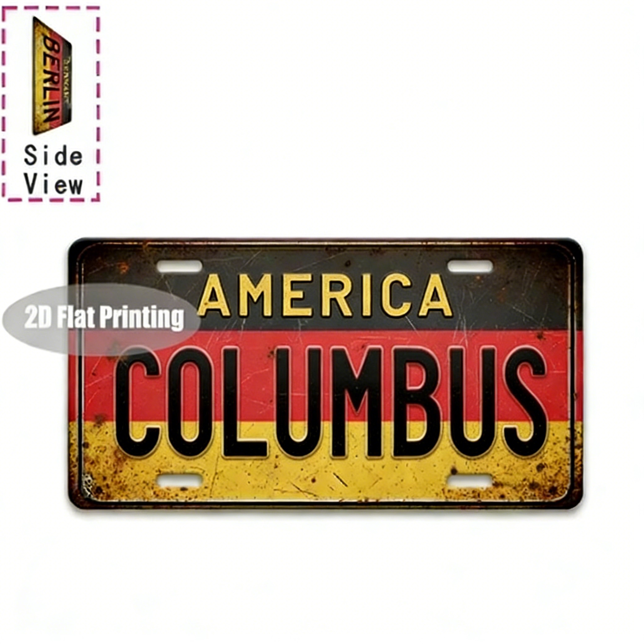 HD Metal Tin Sign America Hous – Home Decor Houston Bewertung und Preis