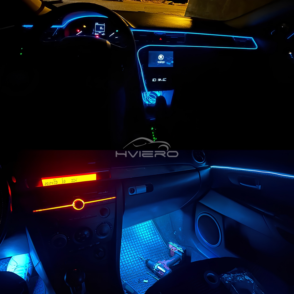 1/2/3/5M Car Interior Atmosphe – Rope Light Decoration Bewertung und Preis
