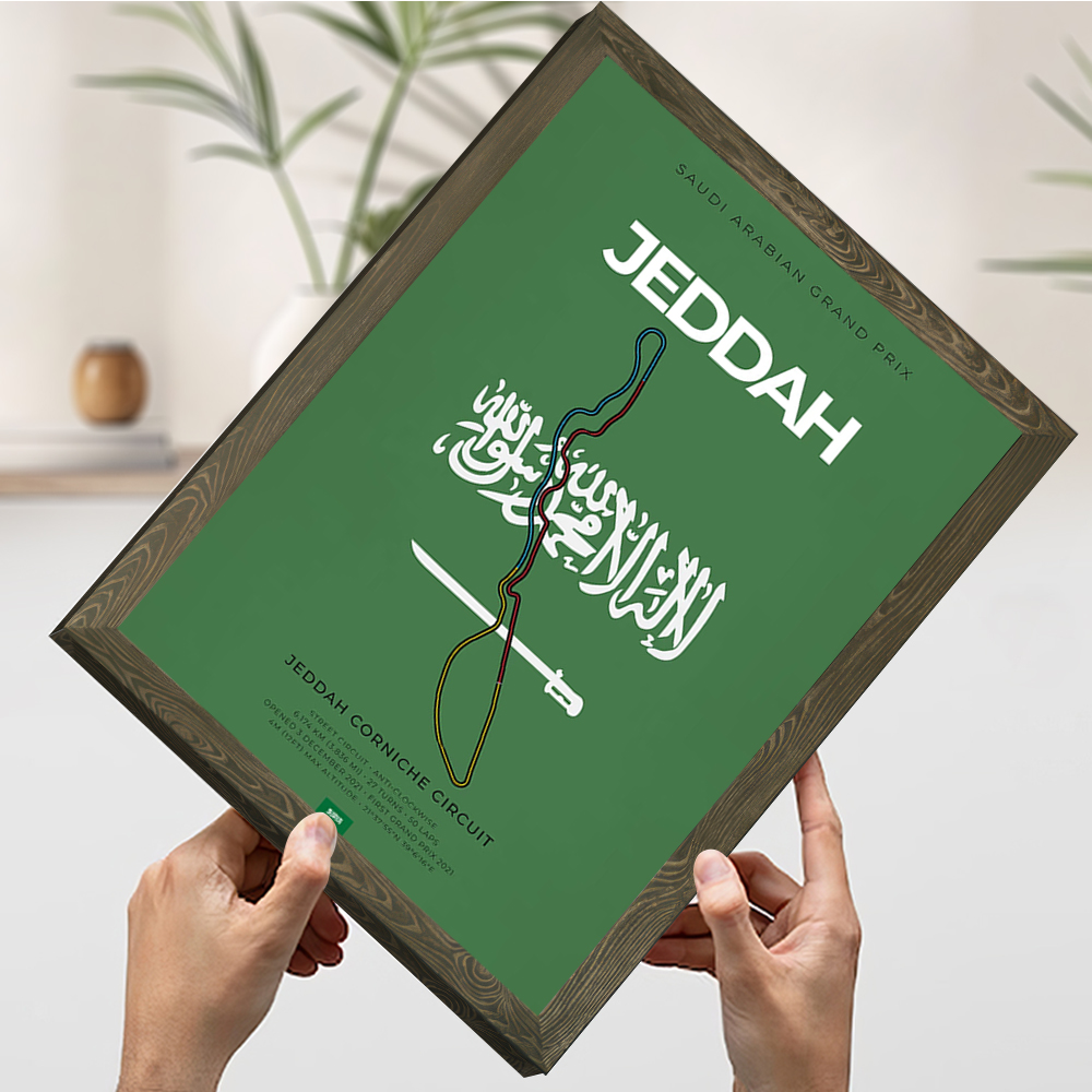 Jeddah F Racing Circuit Printi – Home Decor Jeddah Bewertung und Preis