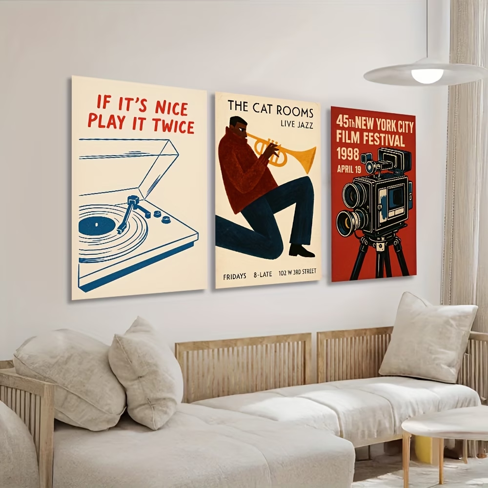 Modern,Retro Jazz Cat, New Yor – Home Decor Cat Bewertung und Preis