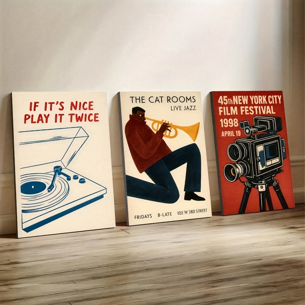 Modern,Retro Jazz Cat, New Yor – Home Decor Cat Bewertung und Preis