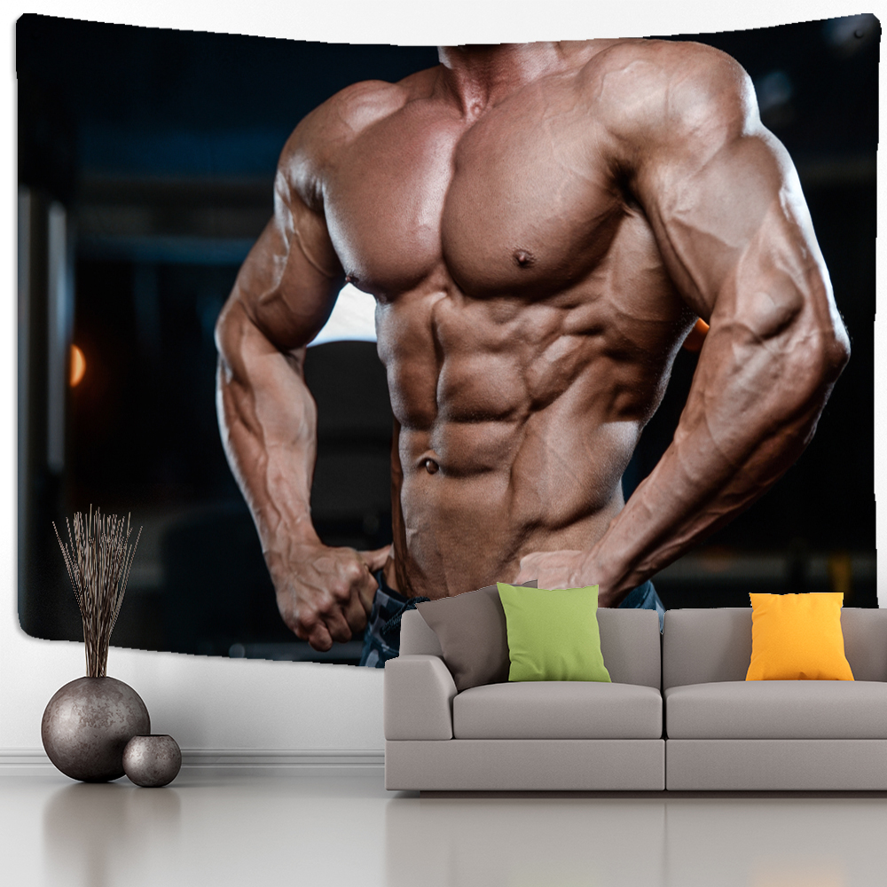 Fitness Muscle Man Tapestry Wa – Home Decor Hippie Bewertung und Preis