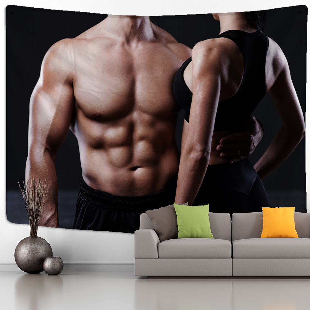 Fitness Muscle Man Tapestry Wa – Home Decor Hippie Bewertung und Preis