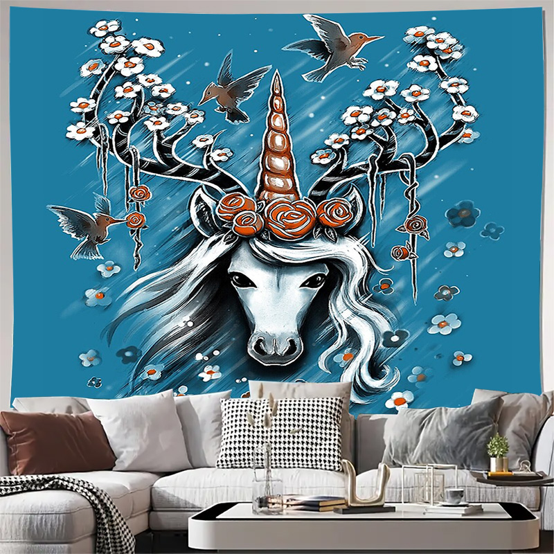 Unicorn Tapestry Wall Hanging  – Home Decor Hippie Bewertung und Preis
