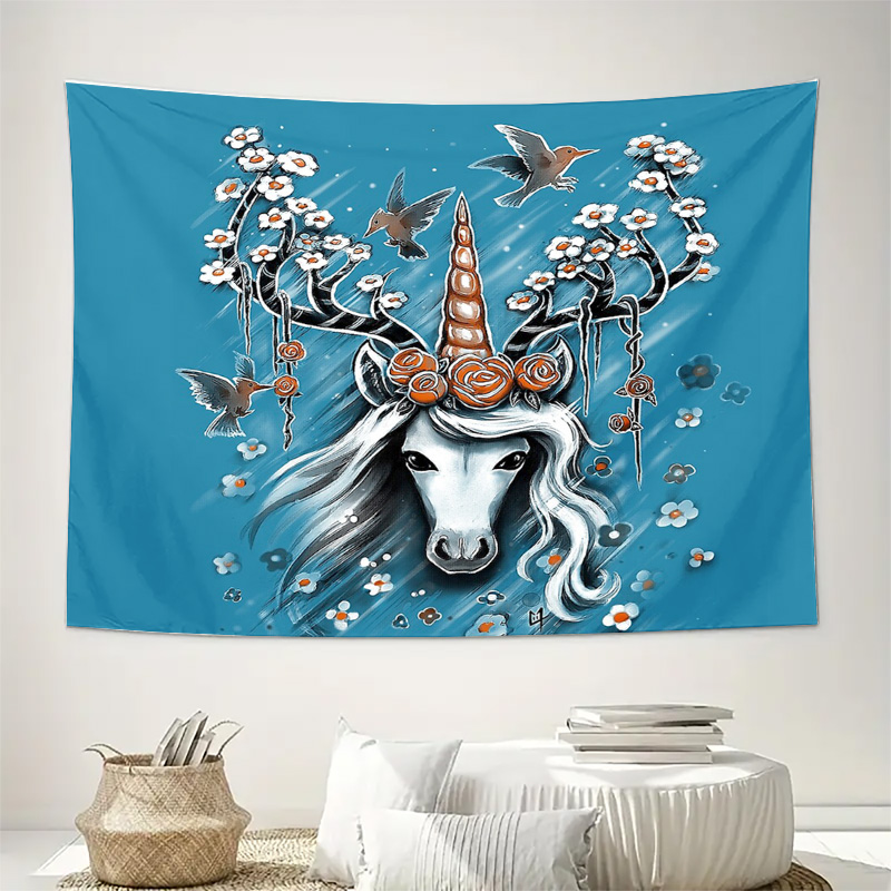 Unicorn Tapestry Wall Hanging  – Home Decor Hippie Bewertung und Preis