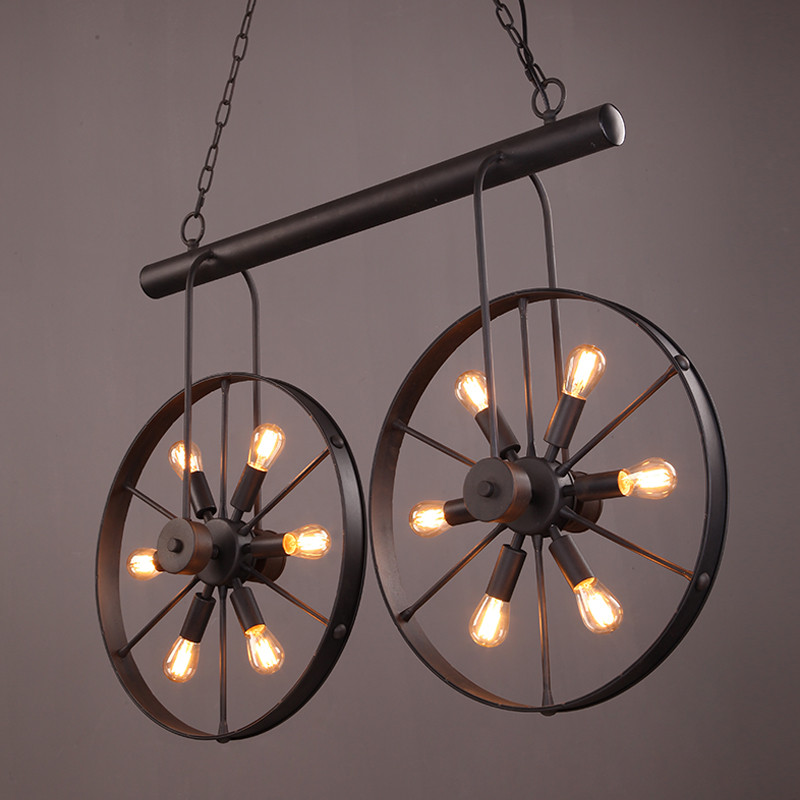 Retro Vintage Wheel chandelier – Home Decor On Wheels Bewertung und Preis