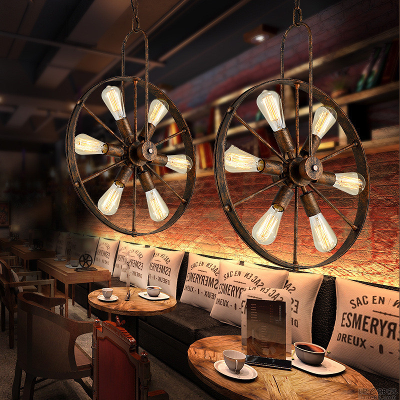 Retro Vintage Wheel chandelier – Home Decor On Wheels Bewertung und Preis