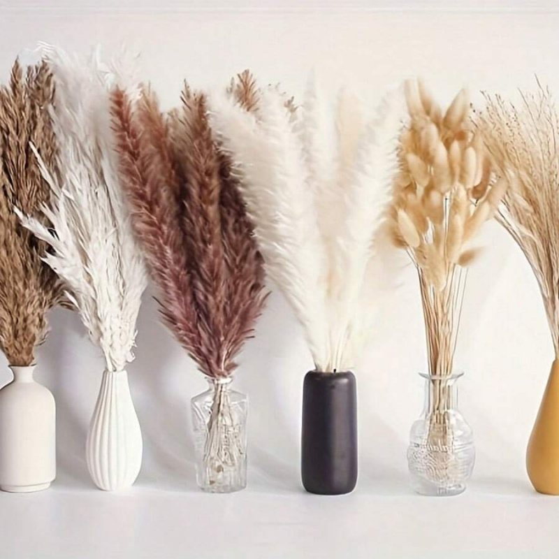 110pcs Dried Pampas Grass Bouq – Pampas Grass Decor Bewertung und Preis
