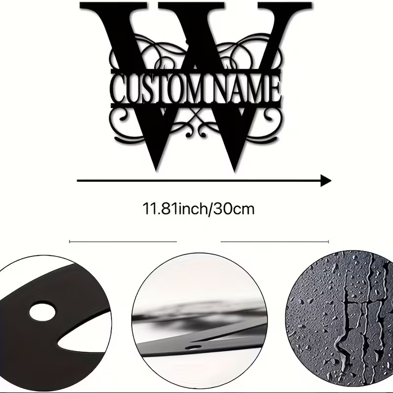 Classic Custom Monogram Metal  – Home Decor Ideas Bewertung und Preis