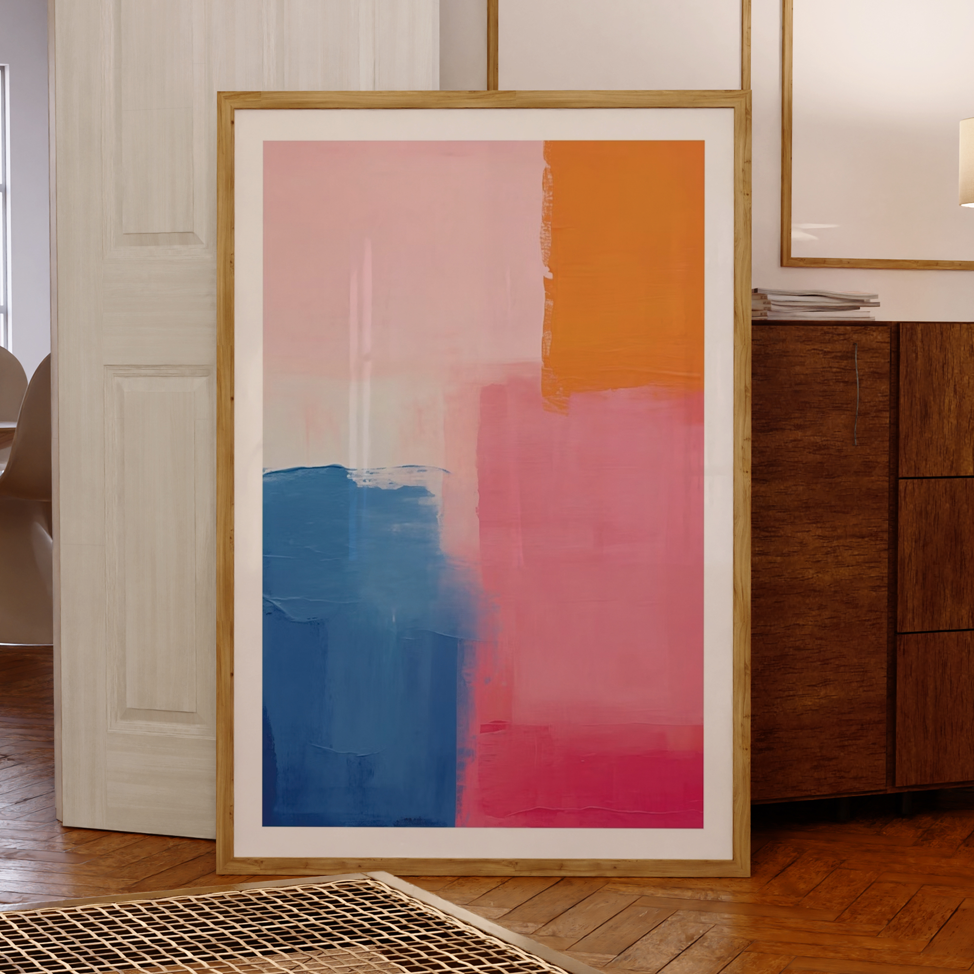 Abstract Draw Vibrant Energy W – Geometric Wall Art Bewertung und Preis