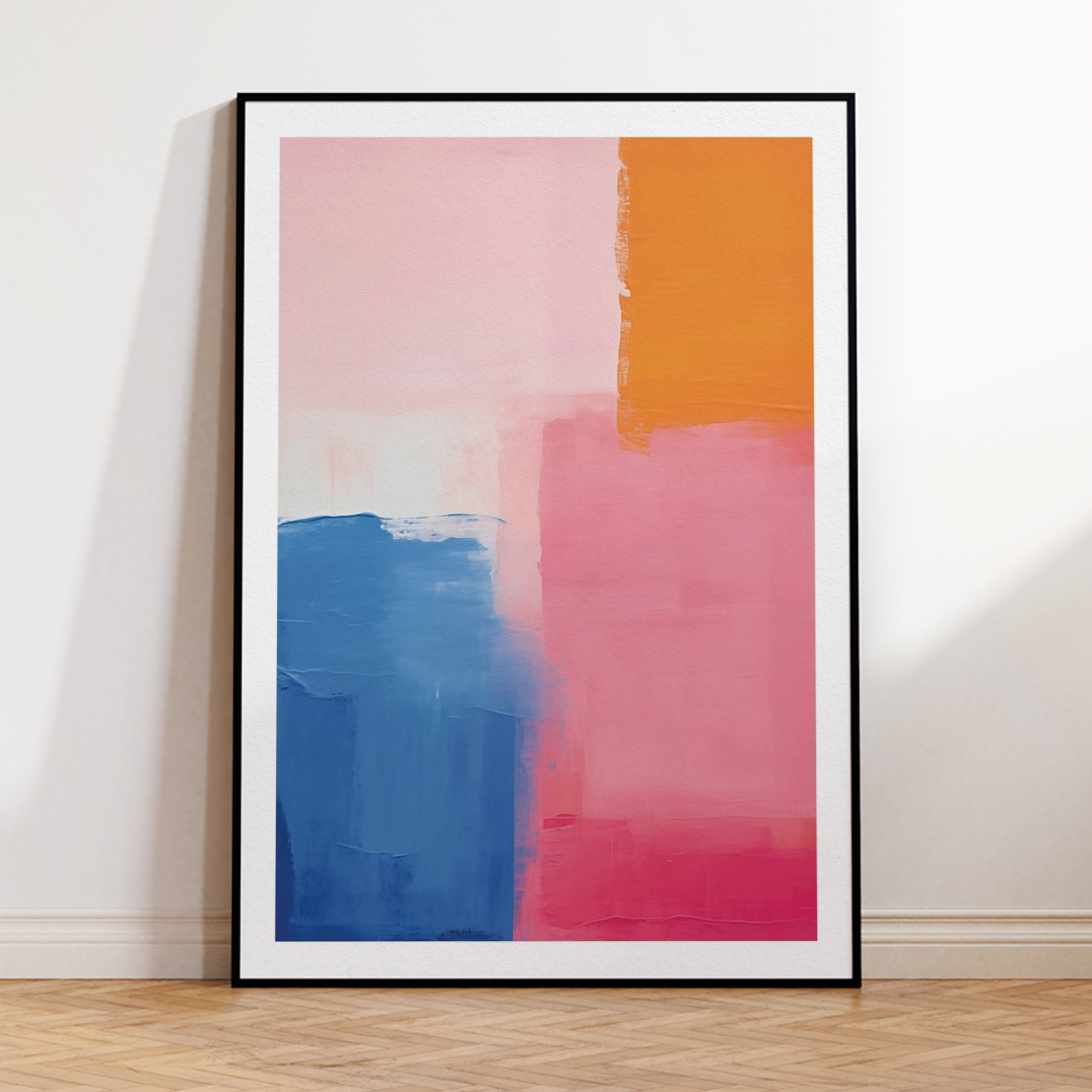 Abstract Draw Vibrant Energy W – Geometric Wall Art Bewertung und Preis