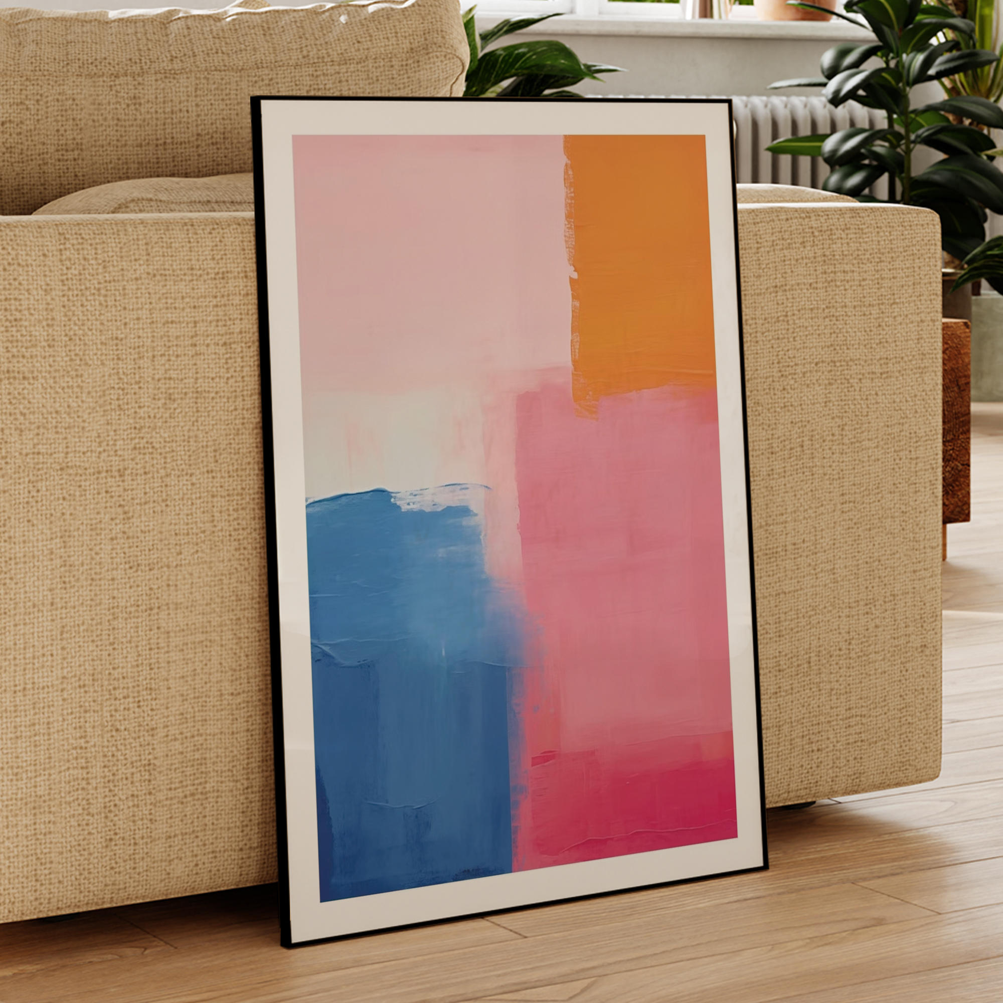 Abstract Draw Vibrant Energy W – Geometric Wall Art Bewertung und Preis