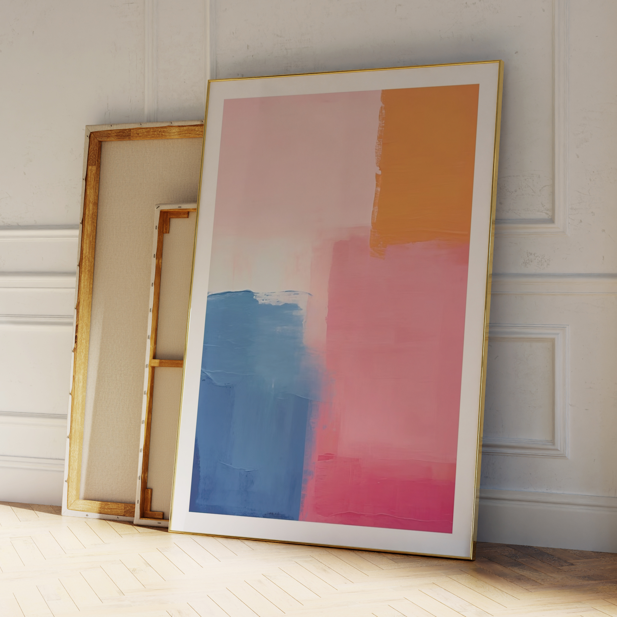 Abstract Draw Vibrant Energy W – Geometric Wall Art Bewertung und Preis