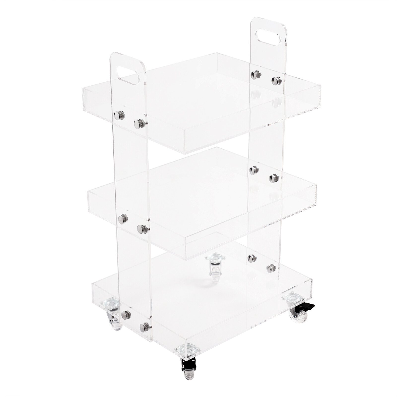 3-Tier Clear Acrylic Storage C – Home Decor On Wheels Bewertung und Preis