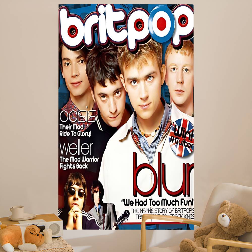 Band Musik Rapper Blur Anime T – Home Decor Hippie Bewertung und Preis