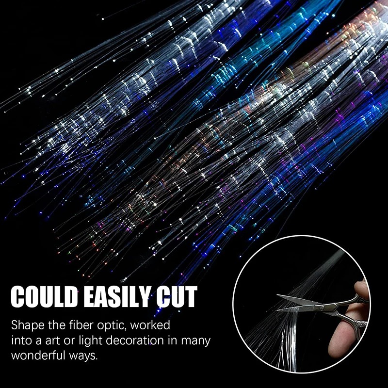 1-10PCS LED Glowing Hair Braid – Rope Light Decoration Bewertung und Preis